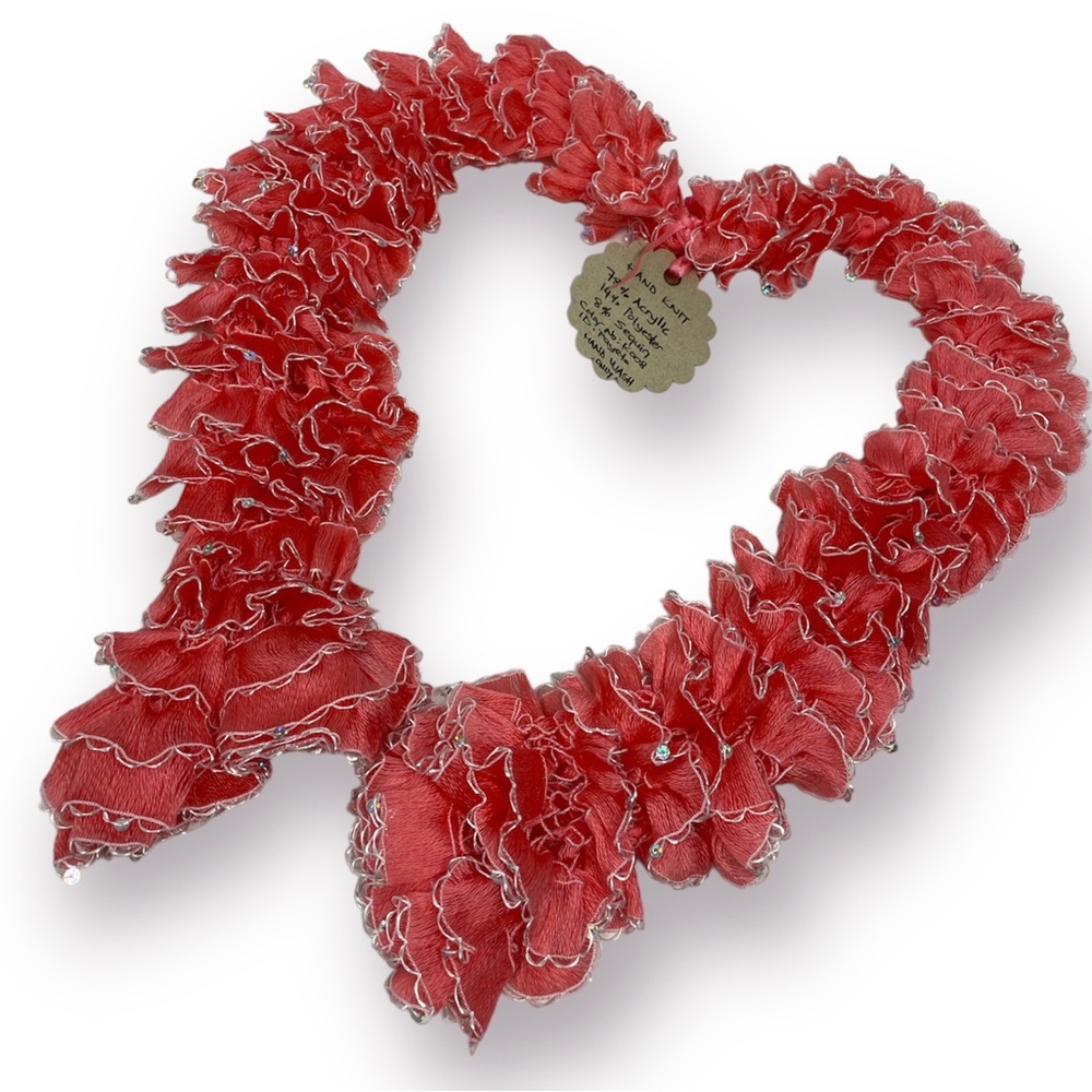 Hand Crafted Ruffle Scarf - Picture 2 of 3